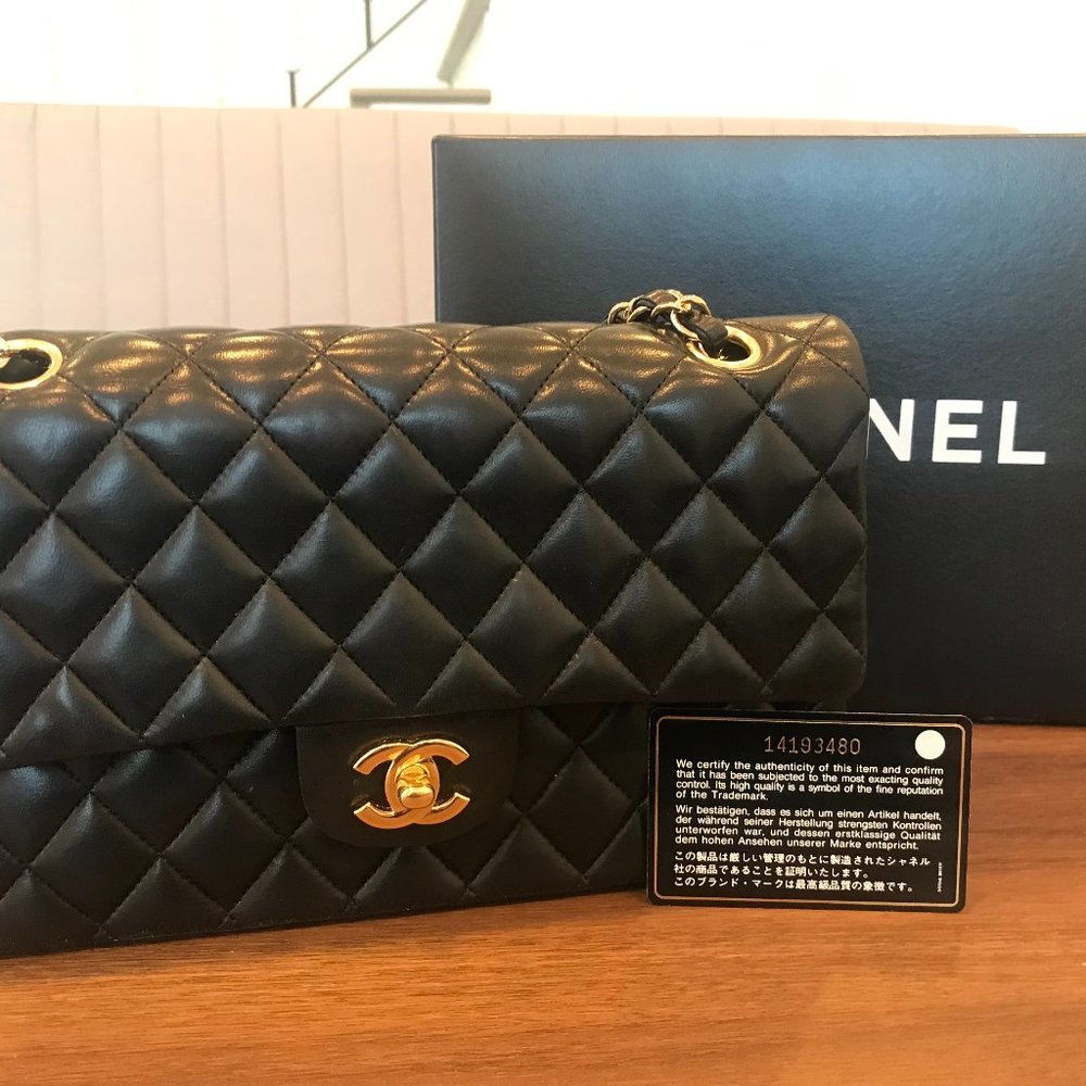 Chanel 2.55 Classic Flap Black Lambskin